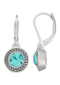 Lever Back Drop Earrings