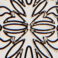 Silver-Tone Antique Square Drop Earrings