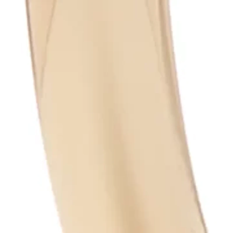 Gold Tone Large Tubular Hoop Earrings