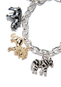 Boxed Safari Charm Flex Bracelet