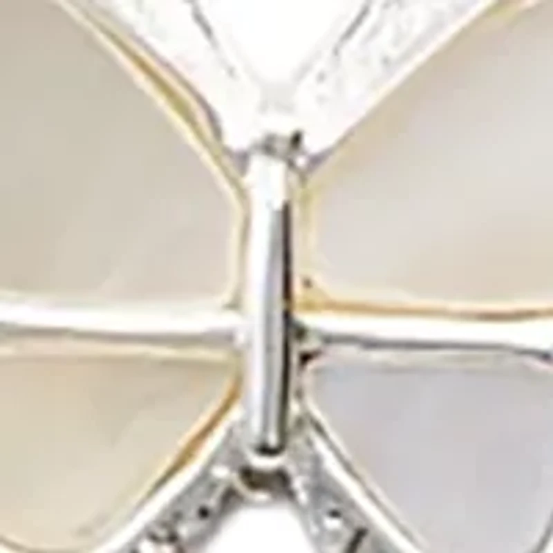 Genuine Crystal Butterfly Mother of Pearl Necklace