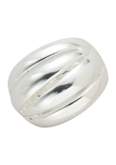 Lab Created Silver Wrapped Ring