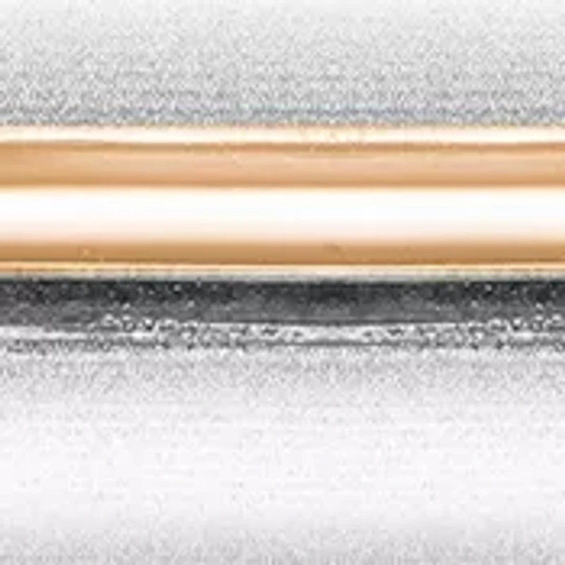 Women's Silver Tone and Rose Gold Tone Metal Link Bracelet Watch - 28 Millimeter