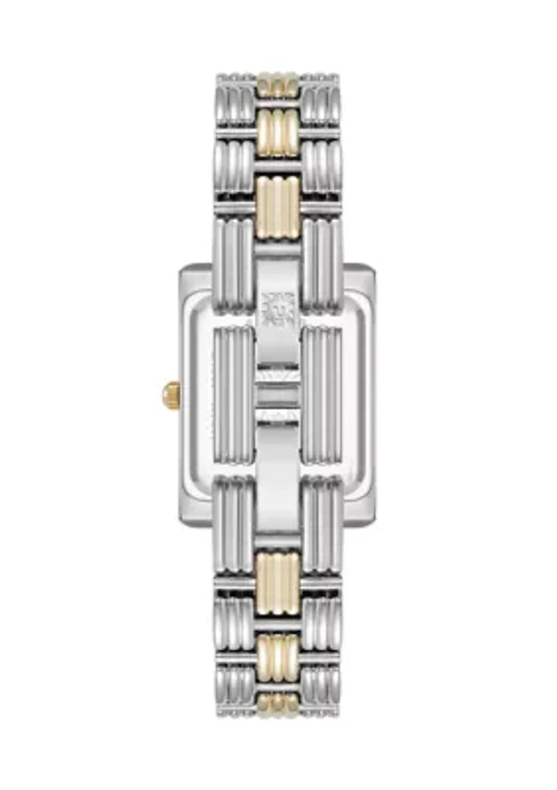  Crystal Accented Bezel  Bracelet Watch
