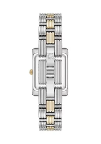  Crystal Accented Bezel  Bracelet Watch