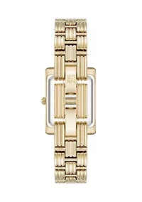 Crystal Accented Bezel Bracelet Watch