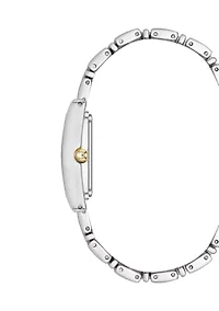  Crystal Accented Bezel  Bracelet Watch