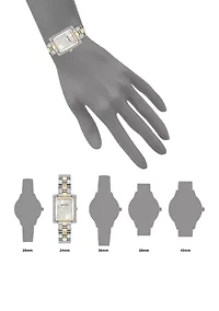  Crystal Accented Bezel  Bracelet Watch