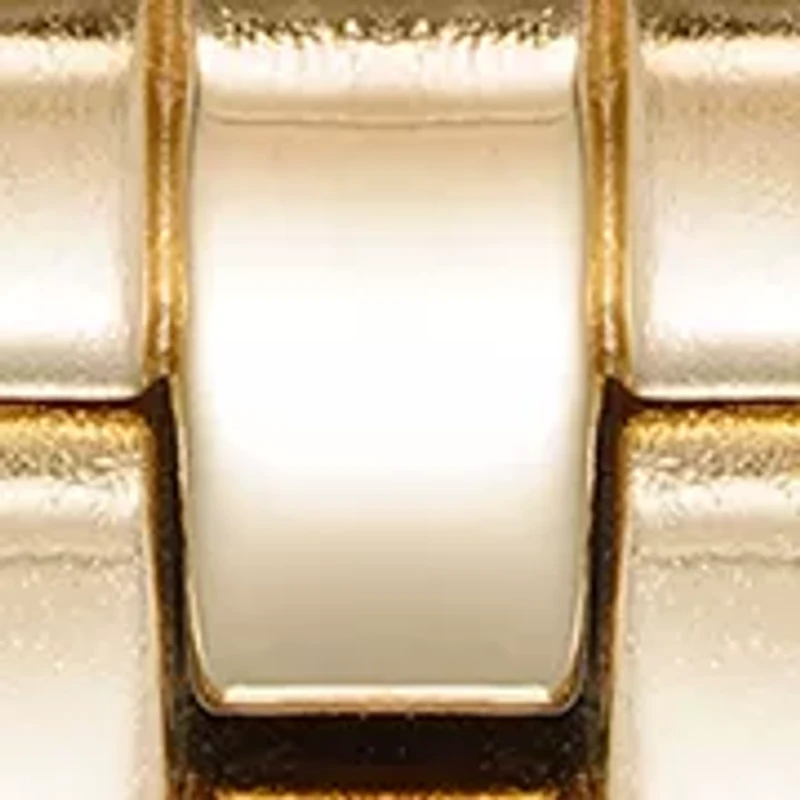 Quartz Rectangular Crystal Accent Watch