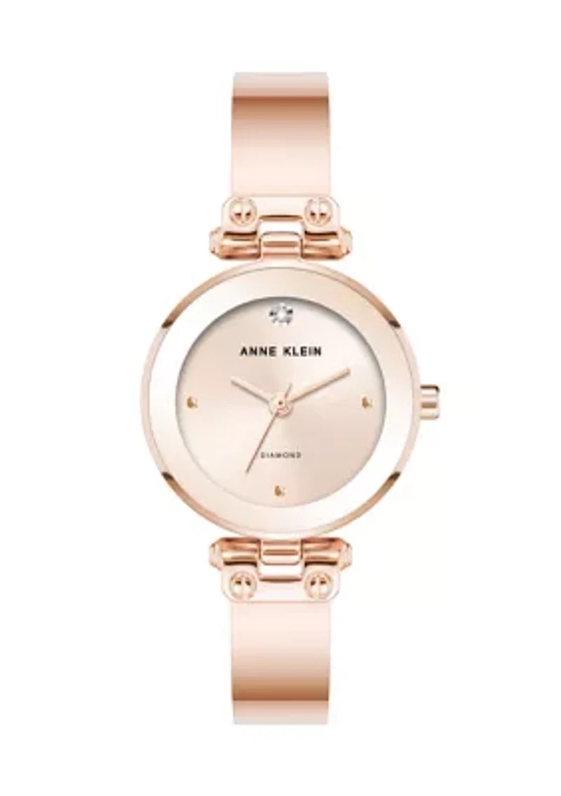 Quartz Round Bangle Watch