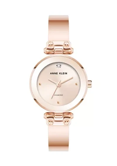 Quartz Round Bangle Watch
