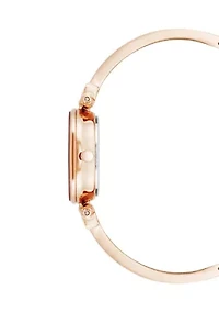 Quartz Round Bangle Watch