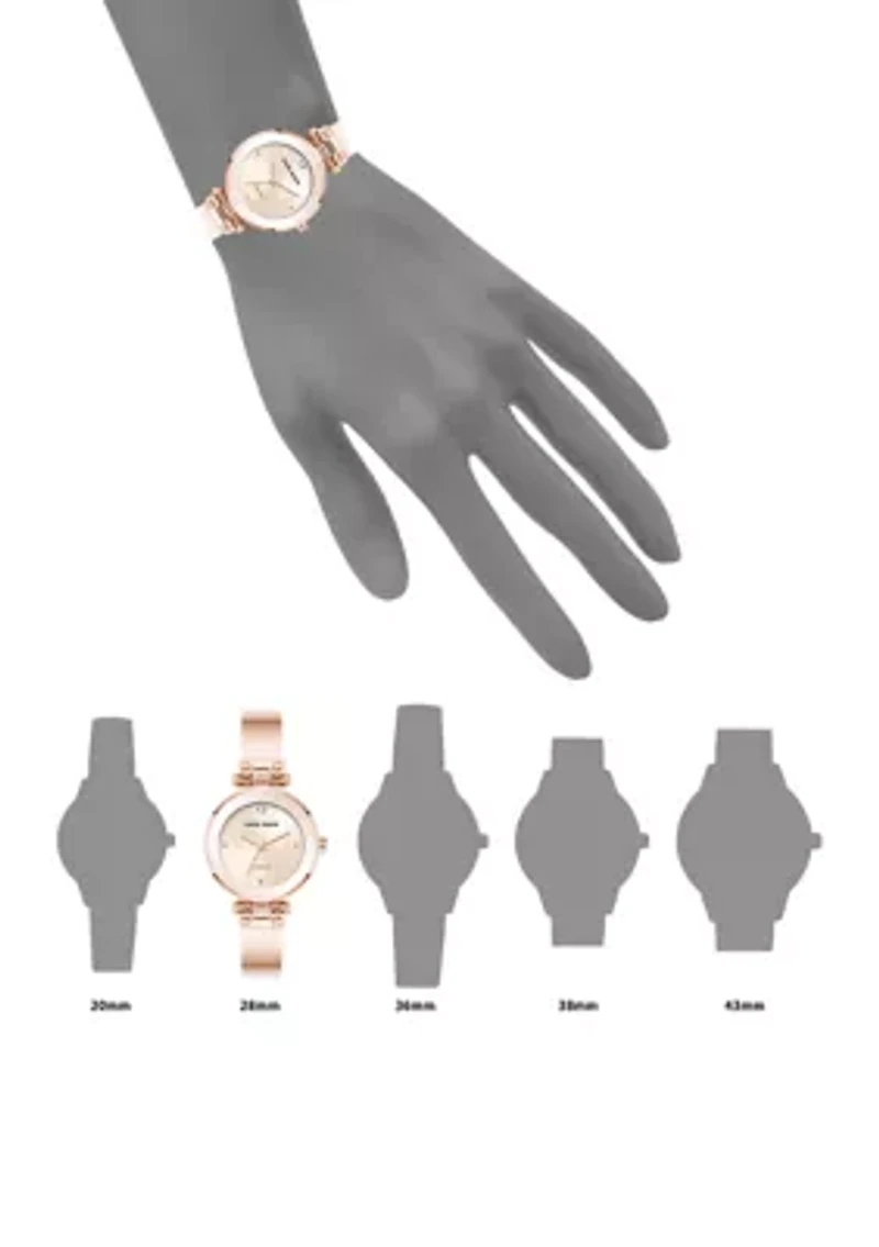 Quartz Round Bangle Watch