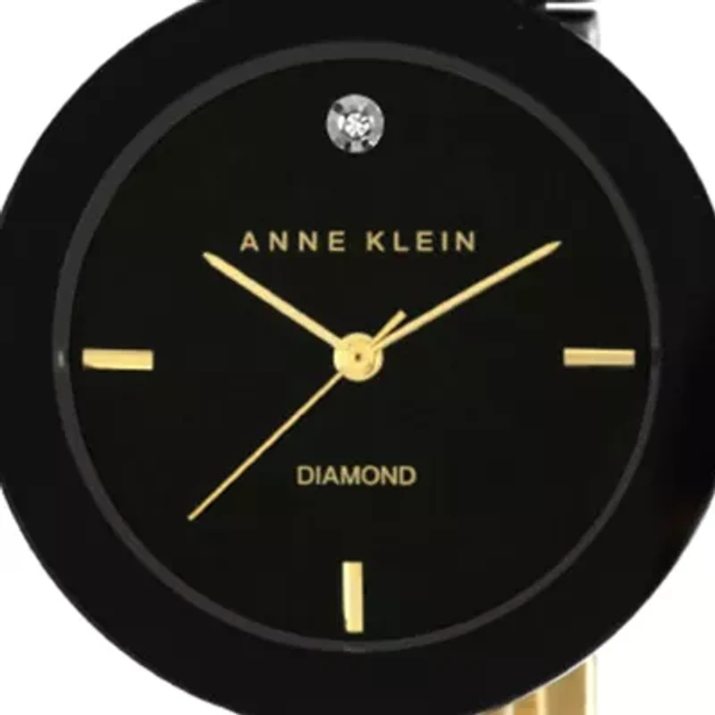 Black Ceramic Round Diamond Bracelet Watch