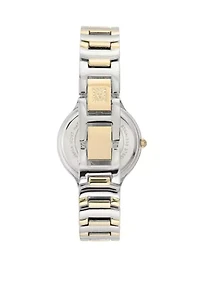 Two Tone Glitz Pink Dial Bracelet