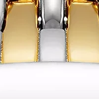 Women's Two Tone Alloy Link Bracelet Watch