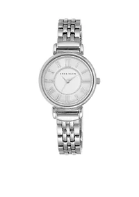 Women's Silver-Tone Bracelet Link Watch