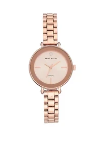 Rose Gold Tone Bracelet Watch