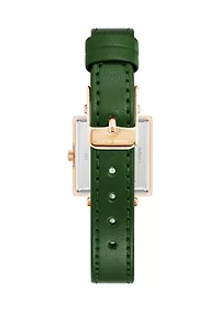 Green Rose Gold Watch