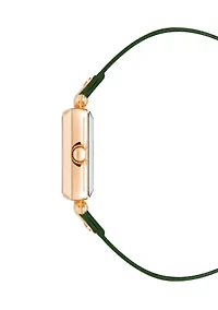 Green Rose Gold Watch