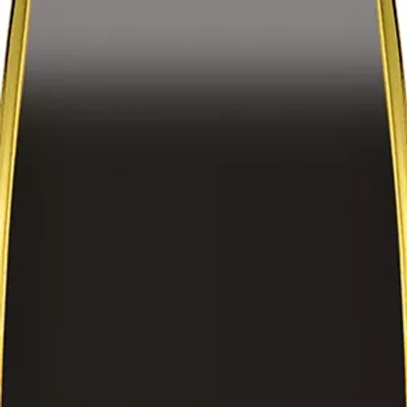 Quartz White Enamel and Gold-Tone Alloy Bangle Watch and Bracelet Set