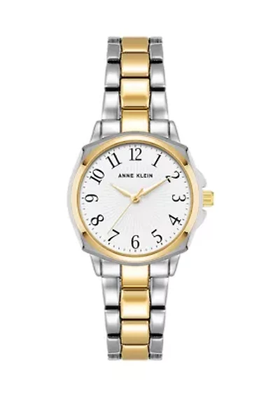 Women's Two Tone Metal Link Braelet Watch - 28 Millimeter