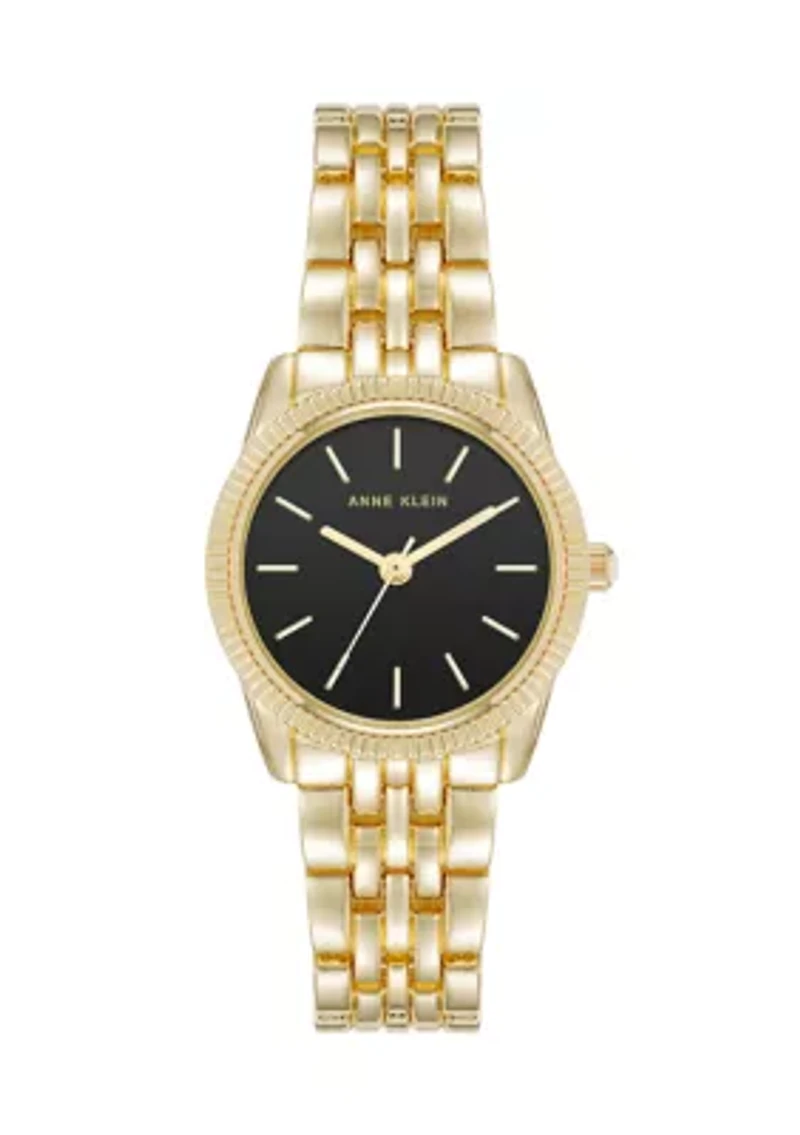 Quartz Casual Coin Edge Alloy Metal Watch