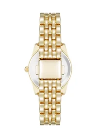 Quartz Casual Coin Edge Alloy Metal Watch