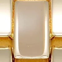 Quartz Modern Taupe Enamel and Gold Tone Alloy Metal Watch