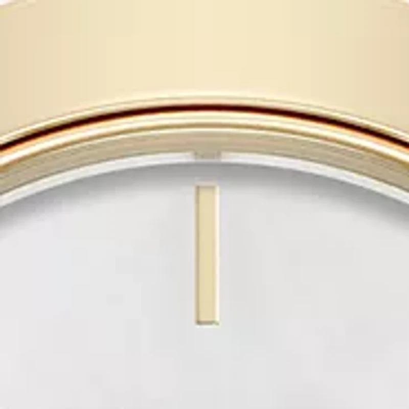 Quartz Interchangeable Bezel Gold-Tone Alloy Metal Watch Set