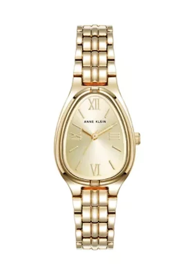 Quartz Vintage Oval Dial Alloy Metal Watch