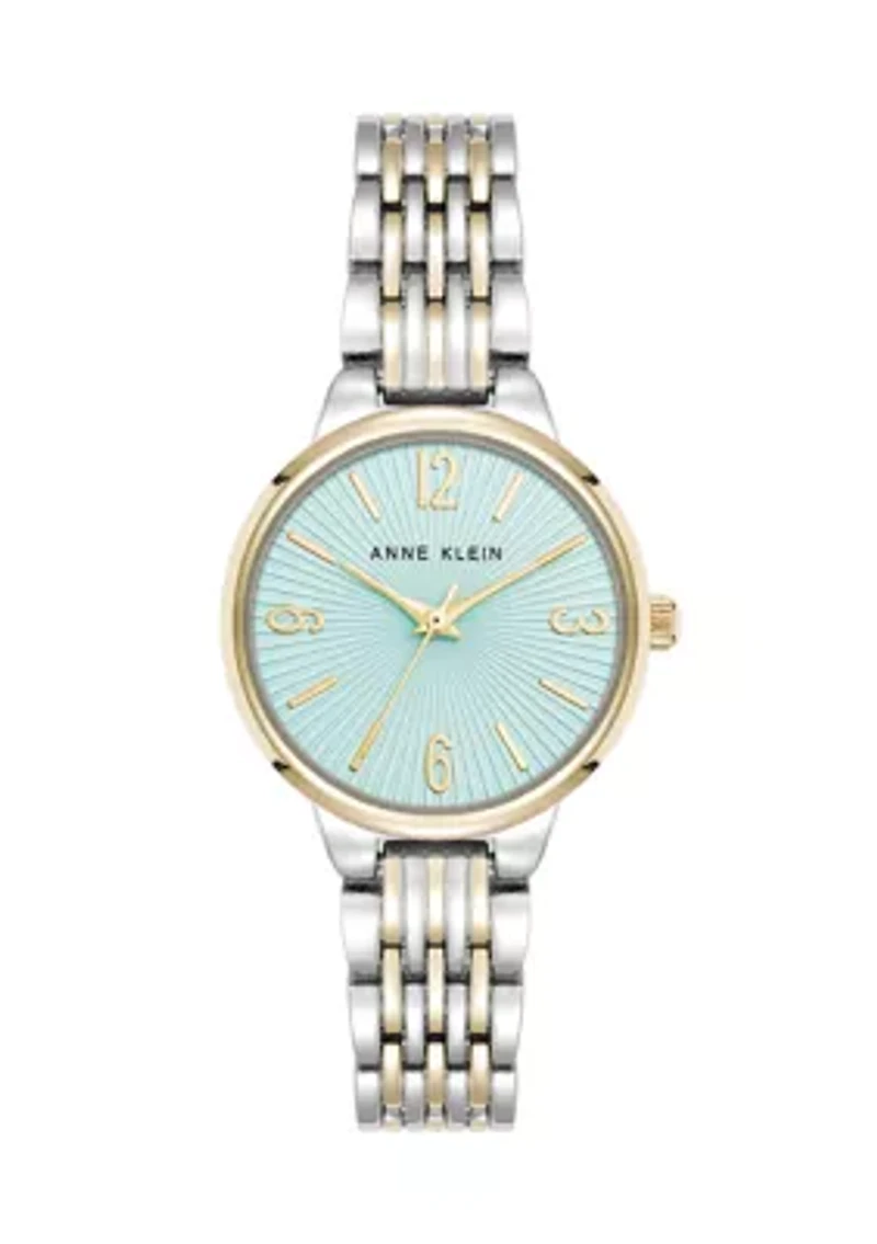 Quartz Charming Two-Tone Alloy Metal Watch