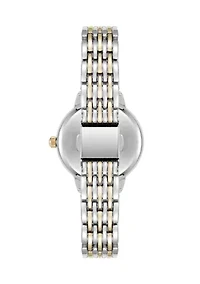 Quartz  Charming Two-Tone Alloy Metal Watch