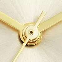 Quartz Premium Round Gold-Tone Stainless Steel Mesh Watch