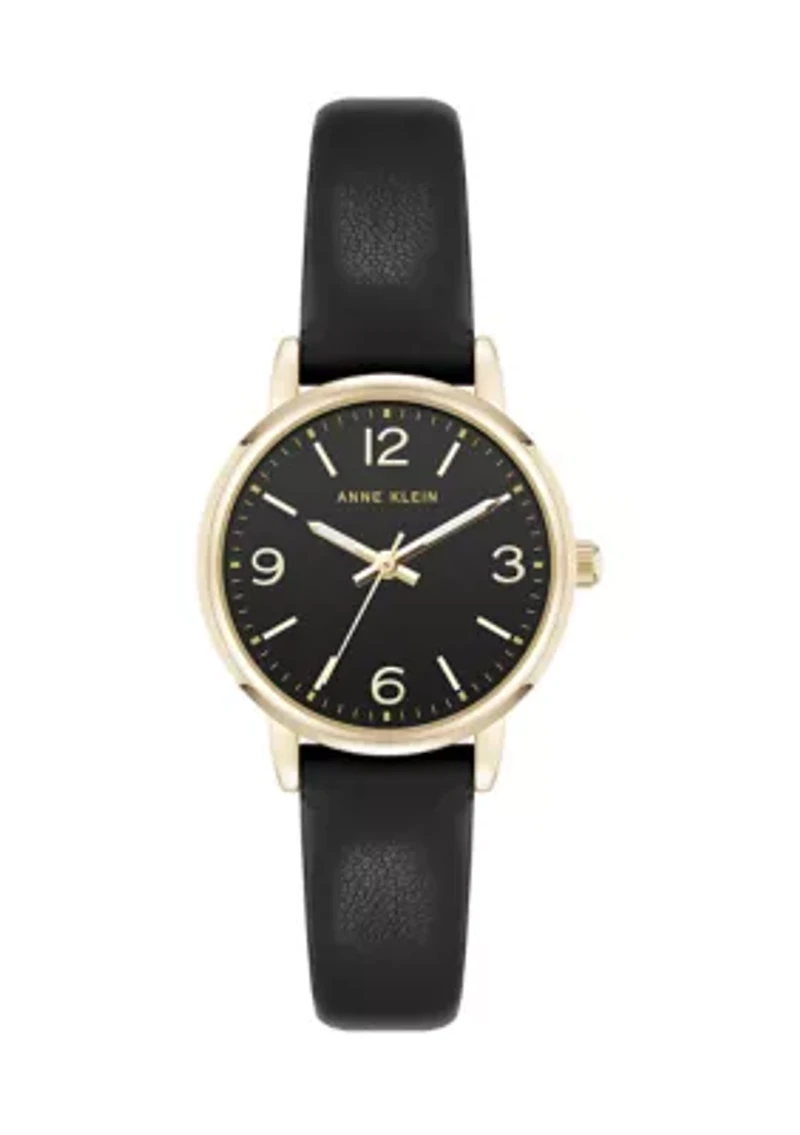 Black Gold Tone Watch
