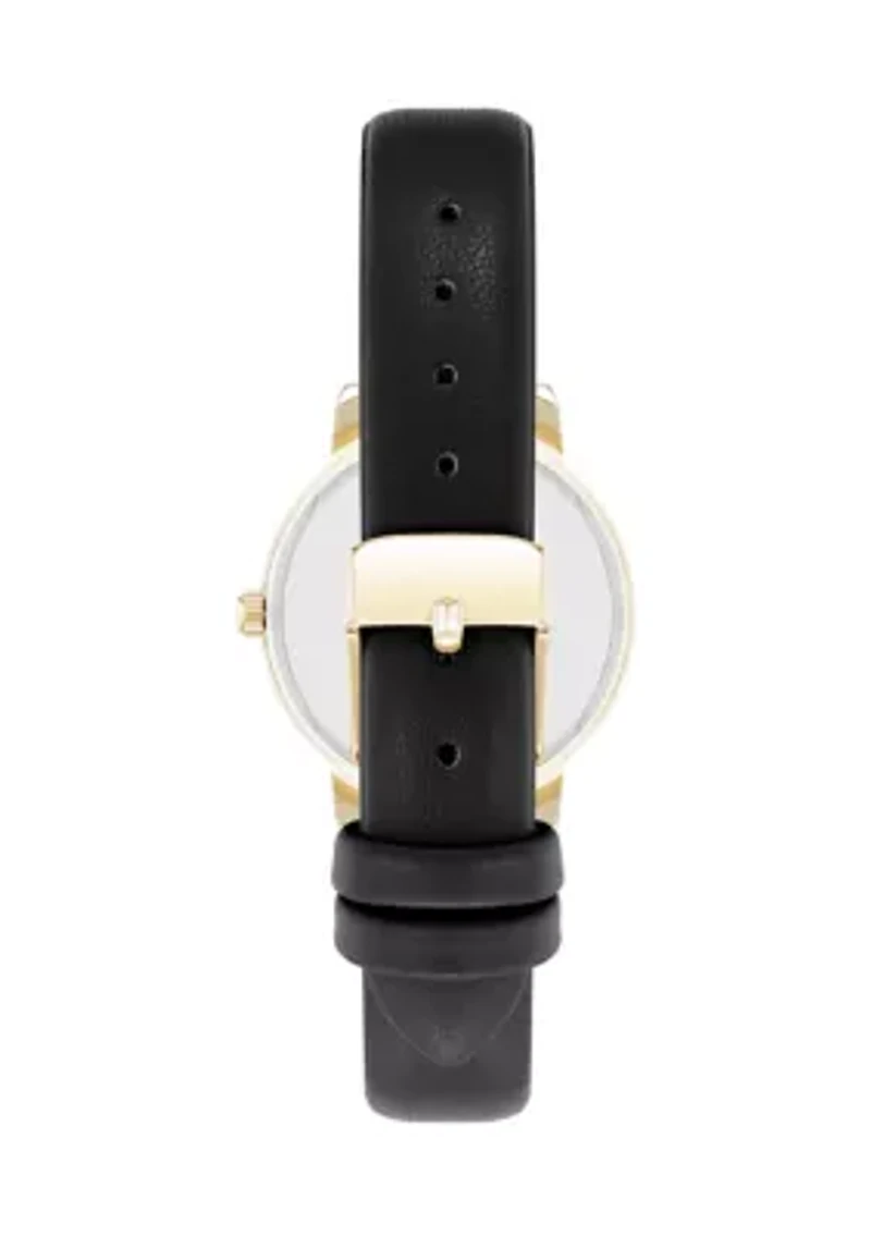 Black Gold Tone Watch