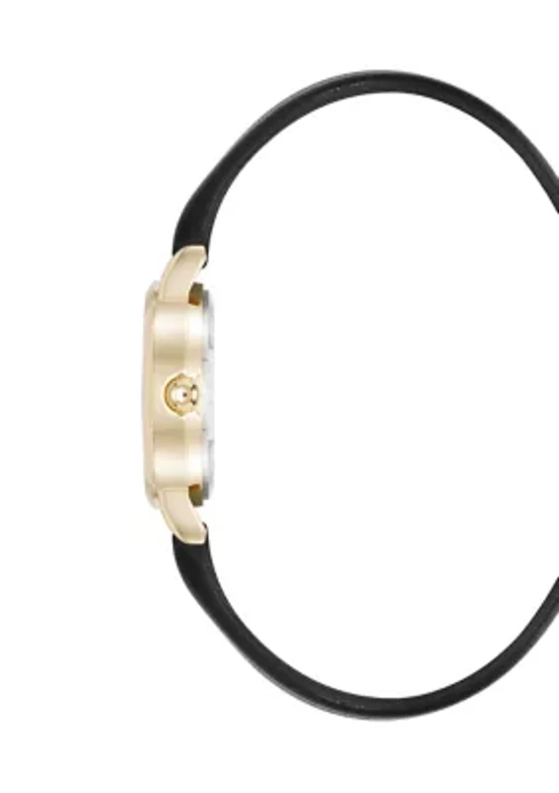 Black Gold Tone Watch