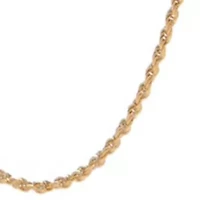 24K Gold Over Sterling Silver Chain Necklace