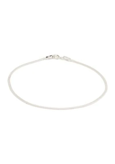 Sterling Silver Double Box Chain Bracelet