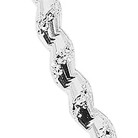 Fine Silver Plated Large Hoop Earrings