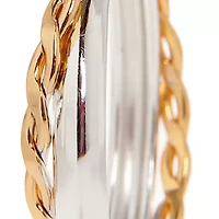 Gold Plated Double Hoop Earring