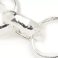 Silver Plated Rolo Chain Bracelet