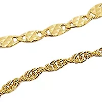   Set of 3 Chain Bracelets 