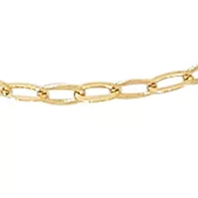 Gold Over Fine Silver Plated Chain Necklace