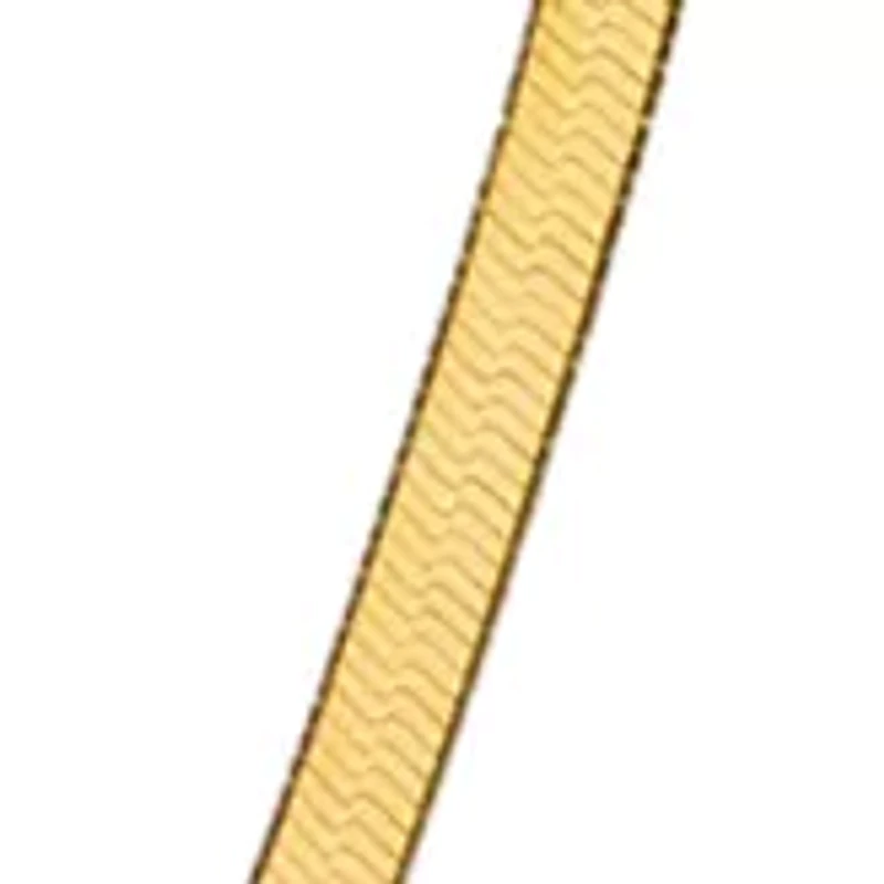Gold Over Sterling Silver Herringbone Chain 