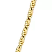 Gold Over Sterling Silver Rope Chain 