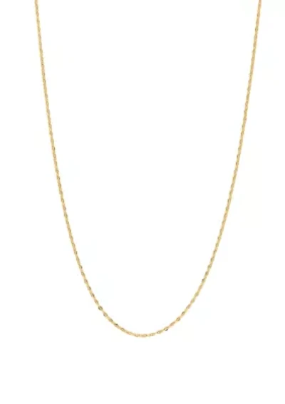 Gold Plated 18" Chain Necklace