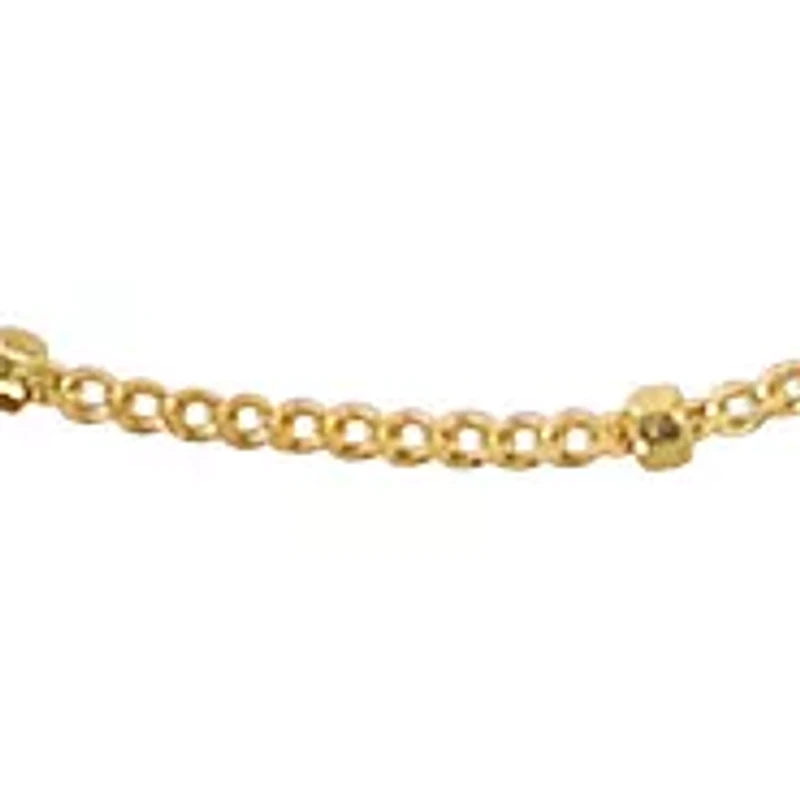 Gold Plated 18'' Chain Link Necklace