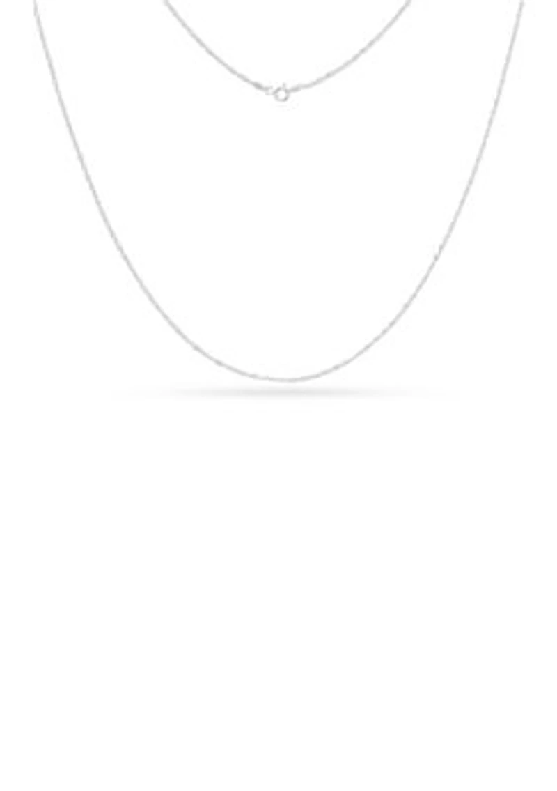 Silver Plated Singapore Chain 