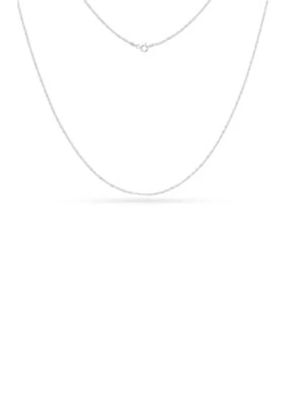 Silver Plated Singapore Chain 